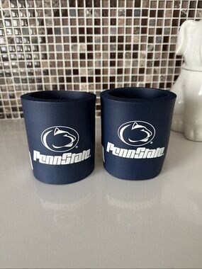 PENN STATE SET OF TWO FOAM KOOZIES NEW